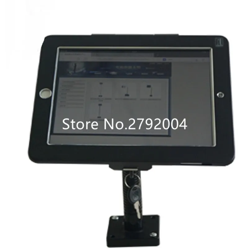 Ganso para Suporte de Metal para Tablet Ipad Fixação com Parafuso na Mesa ou na Parede Suporte para Montagem em Tablets 9.7 para Mesa Display Comercial Pescoço de - Imagem 2