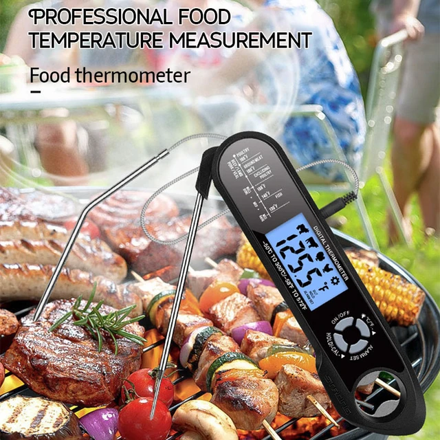 Food Thermometer Kitchen Thermometer -50 To 300'C Instant Read Digital Thermometer  Meat Thermometer BBQ Waterproof