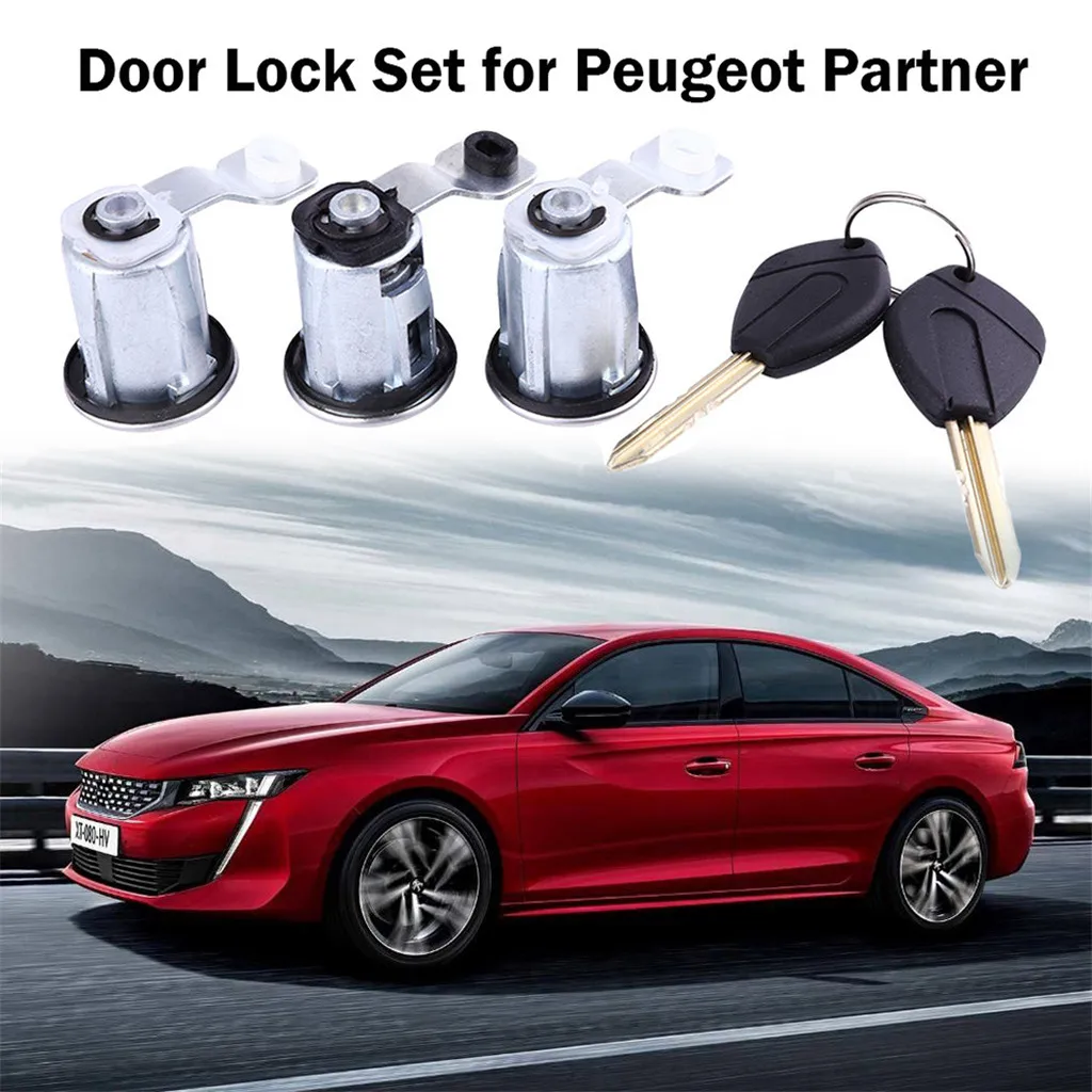 .Barrel Lock Set Door for Peugeot Partner Xsara Citroen Berlingo For Picasso 1999 - 2007 | Автомобили и мотоциклы
