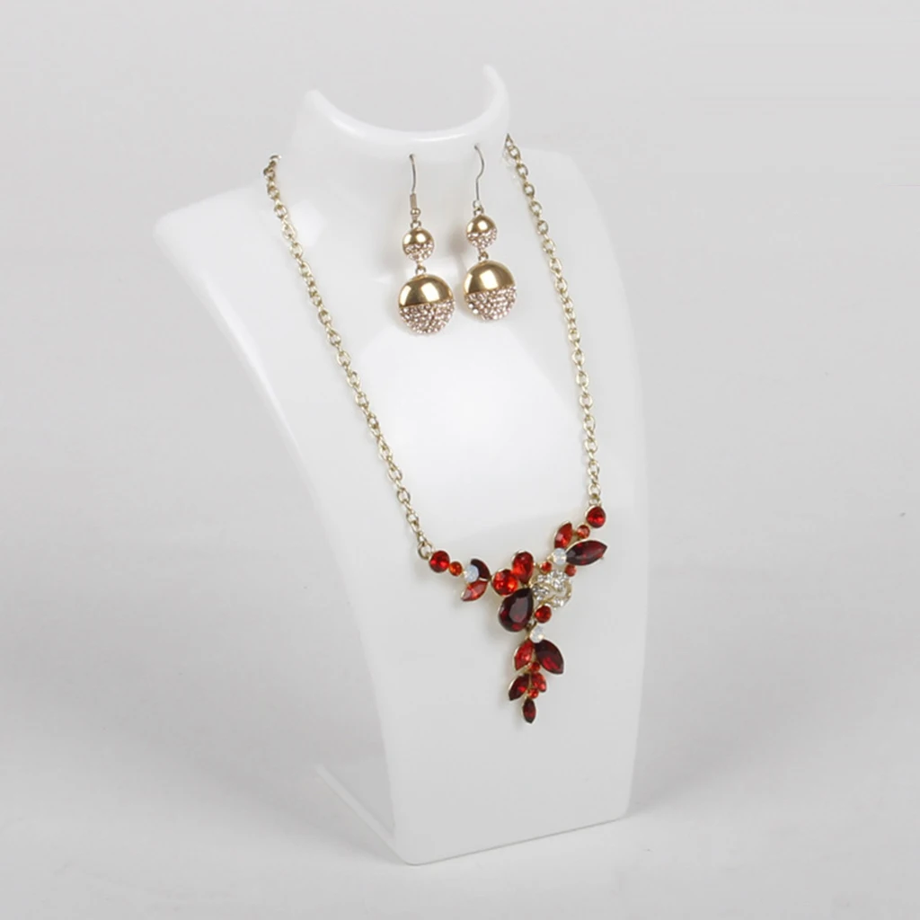Jewelry Showcase Rack necklace and earring display busts  Creative Durable Earrings Figurine Display Stand clear acrylic show