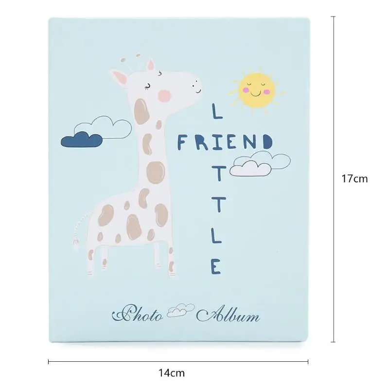 100 Sheets Cartoon Pictures Pockets Photo Album Interstitial Photos Book Case Kid Album Storage Family Wedding Memory