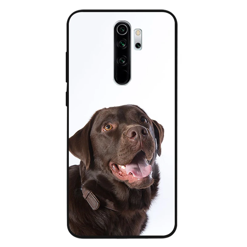 Labrador Dog black Phone Case For Xiaomi Redmi note 9 8 7 6 5 4 Pro S for redmi 4A 4X 5 Plus 5A 7A Cover xiaomi leather case design