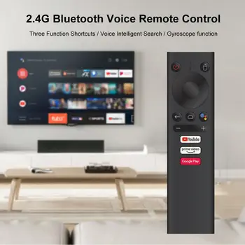 

Mecool V01 Remote Voice Control Gyroscope Sense bluetooth Remote Control for Mecool KM9 pro KM3 KM1 Android 10.0 TV Box