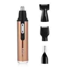 Профессиональный электрический перезаряжаемый 4 в 1 клинок моющийся нос ухо 220 В Волосы 12 часов триммер для бороды 2 Вт 50 Гц