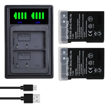 

ENEL 14 EN-EL14A EN-EL14 EN EL14 EL14A EL14+ Battery pack For Nikon D5200 D3100 D3200 D5100 P7000 P7100