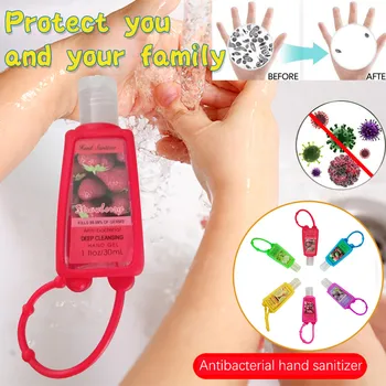 

Travel Portable 30ml Children Fruity Alcohol-free Portable Mini Gel Mini Hand Sanitizer Sterilization Disinfection Safe Hand #PY