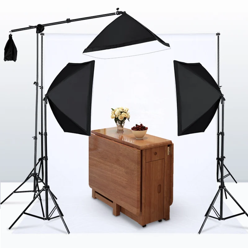 Photography Studio Softbox Lighting Kit Arm for