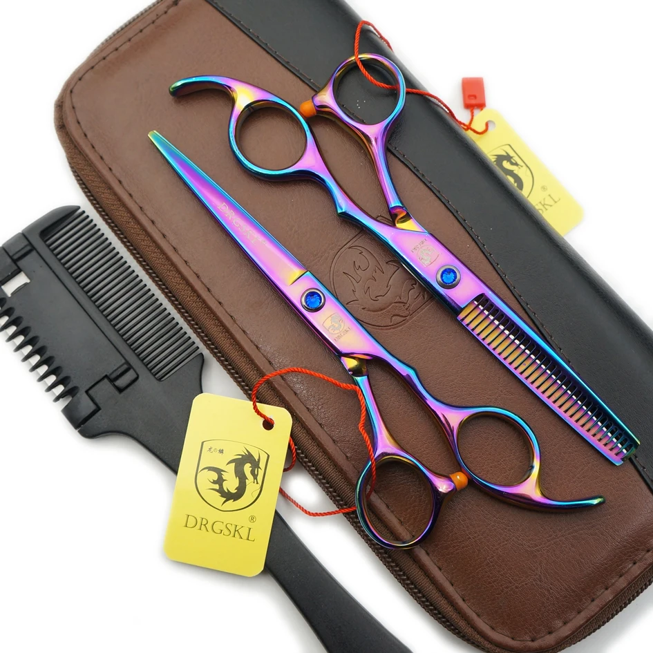 Хит 6,0 дюймов ножницы для стрижки волос высокое качество, Изысканные домашние ножницы для волос набор парикмахерских ножниц ножницы для волос