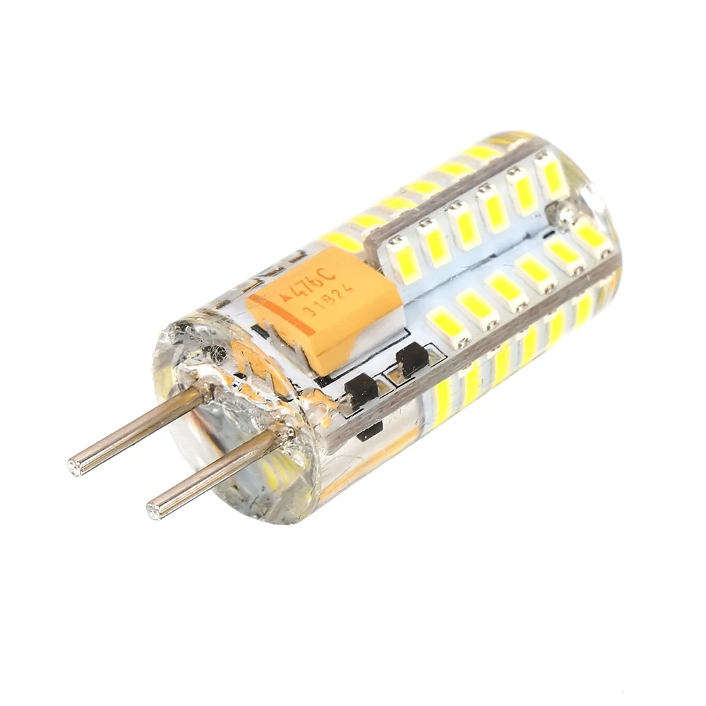 GY6.35 светильник-излучающая Диодная лампочка AC/DC12V 2W 350lm 48-3014SMD галогенная лампа кукурузная хрустальная люстра светильник