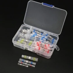 Kit de conectores bumbum terminais de vedação de solda à prova d' água, luva de fio elétrico soldado terminais isolado emenda