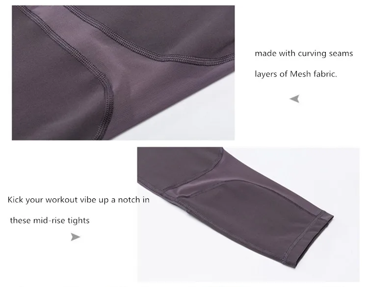 Скручивающиеся сетчатые швы плотные штаны для йоги женские впитывающие влагу естественные дышащие леггинсы для фитнеса в спортзале колготки средней высоты для бега