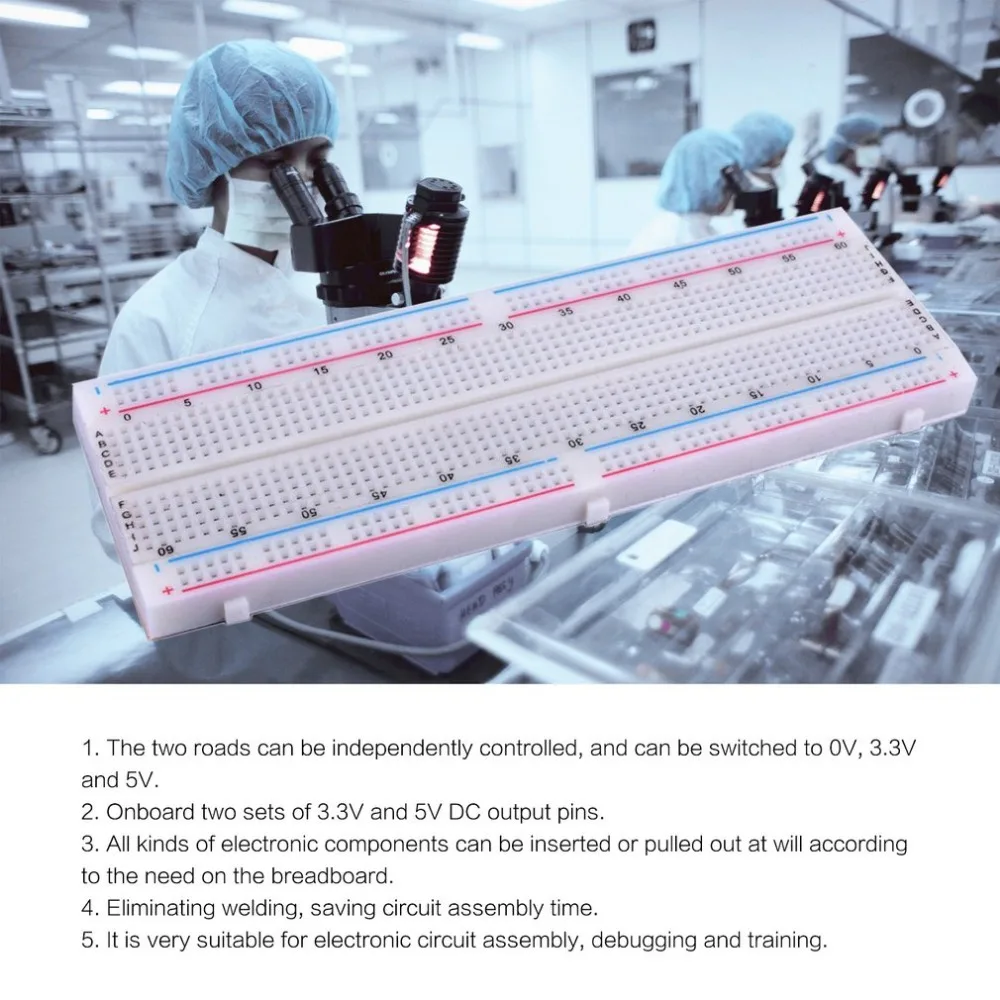 MB102 макетная плата силовой модуль без пайки прототип хлебная плата комплект с 65 гибкими перемычками провода цепи тест печатной платы DIY