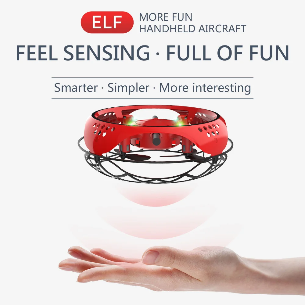

Anti-Collision Ufo Mini Drone Hand Flying Globe Hand Controlled Helicopter Led Induction Flying Ball Aircraft Rc Toys