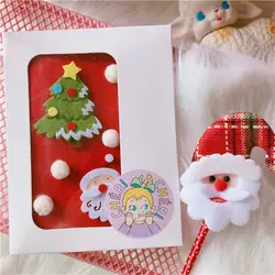 Записная книжка с милым мультяшным рождественским лосем, Рождественский блокнот со съемными листами, дневник, детский подарок @ LS