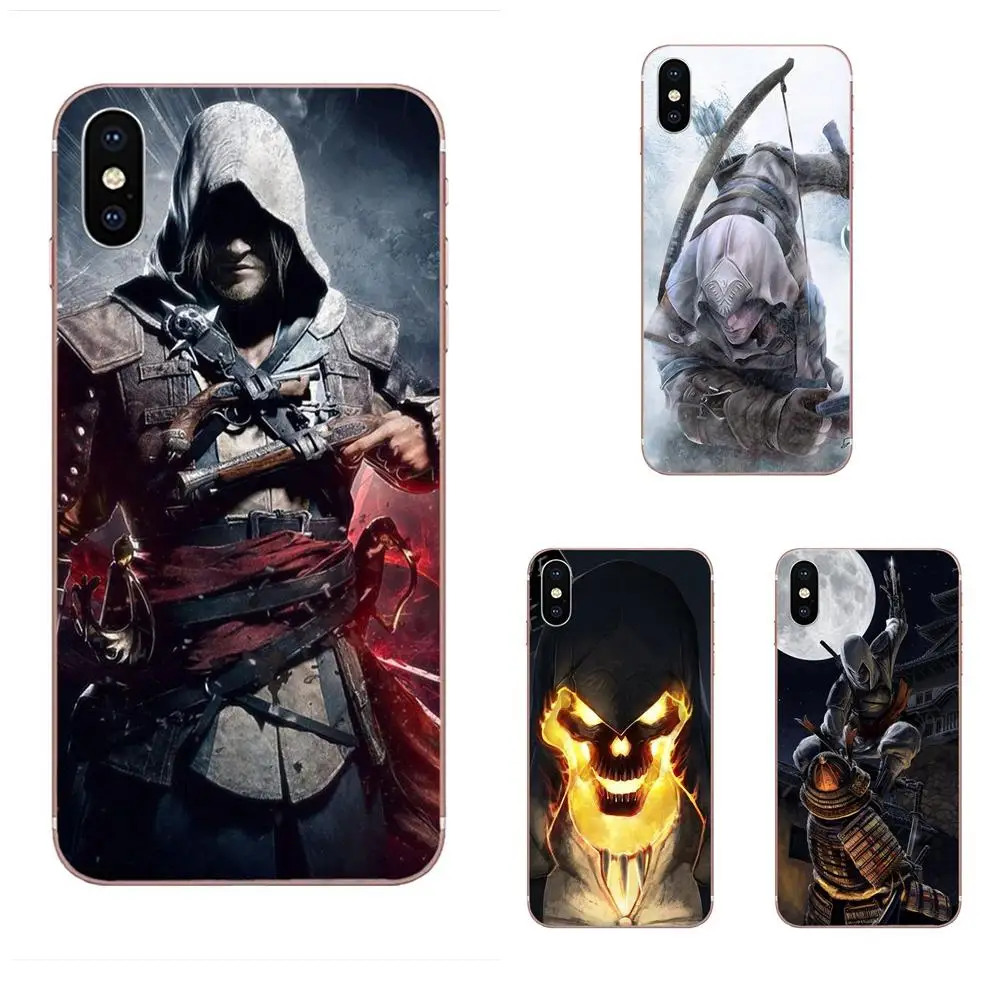 Череп Assassins Creedkin для huawei P7 P8 P9 P10 P20 P30 Lite Mini Plus Pro Y9 Prime P Smart Z 2018 2019 TPU Чехлы Capa |