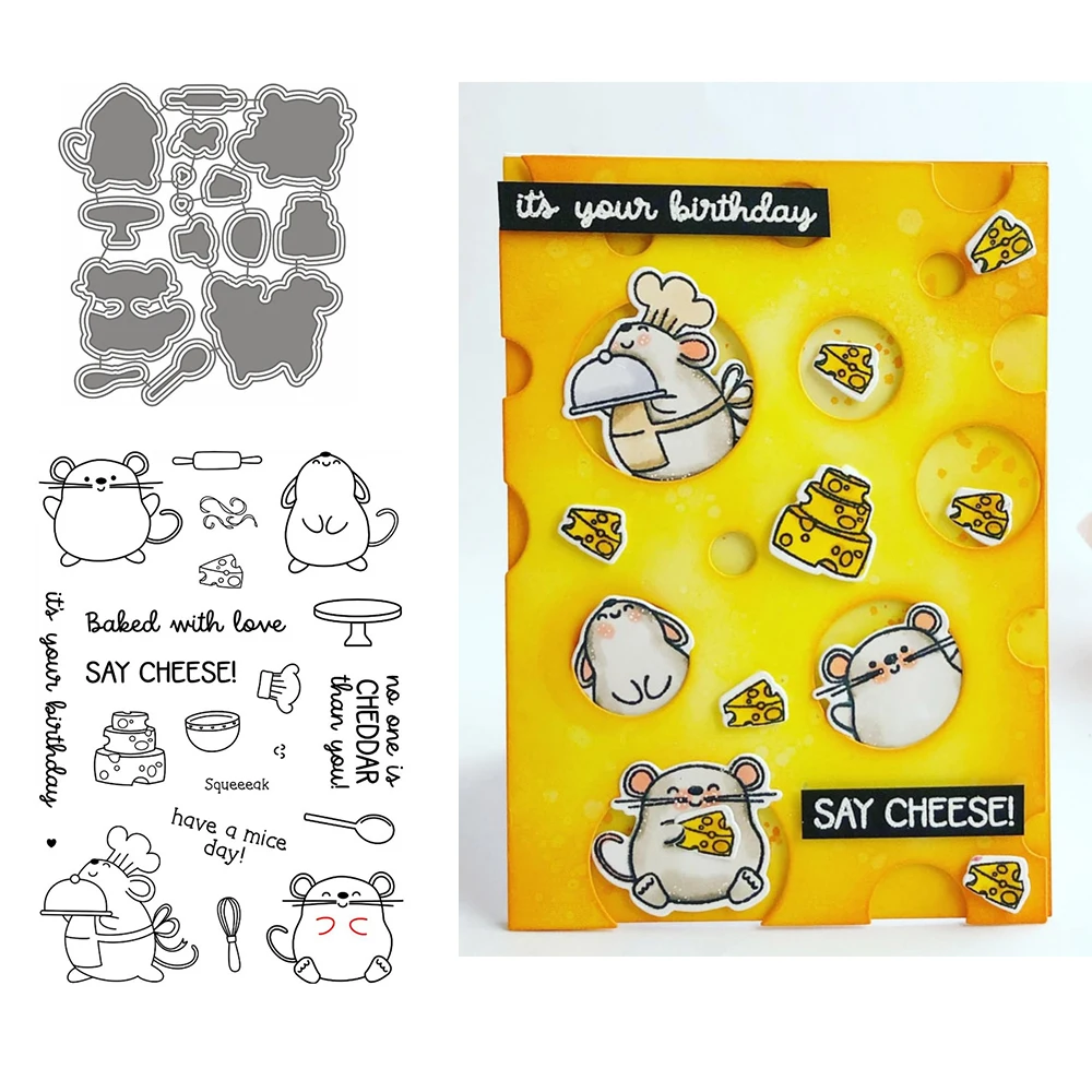 Centraliain D/écoupe Die//Stamp Animal Fly Kite Cutting Dies Stamp DIY Scrapbook Stencil Paper Card Making Decor