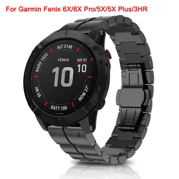 

For Garmin Fenix 6X/6X Pro/5X/5X Plus/3HR Strap 26mm 100% Titanium Alloy Watchband For Garmin Fenix 6 /6 Pro/5/5 Plus Band 22mm