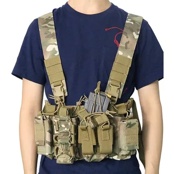 

Tactical Assault Chest Rig Vest D3 Harness Plate Carrier Front Mission Panel