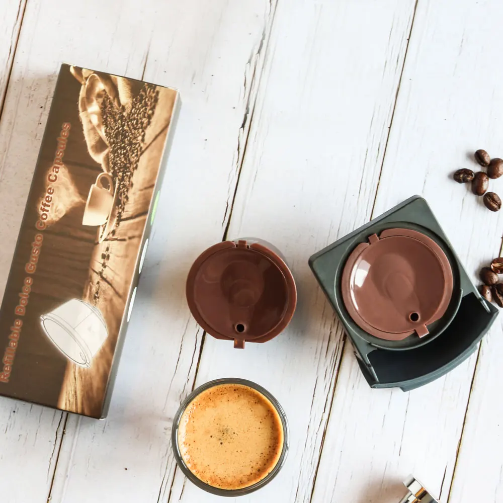 Многоразовая кофейная капсула nescafe dolcegusto пластиковый кофейный фильтр с молочной пеной капсулы из нержавеющей стали Dolci Gusto Aeroccino