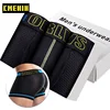 Boxer Sexy pour hommes, 3 pièces, grande taille, sous-vêtements masculins, caleçons respirants, pochette en coton, Shorts en maille, Cueca ► Photo 1/6