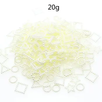 

2020 New Mixed Moon Star Resin Fillings Pearl Bow Heart Flatback Resin Cabochons Fillers