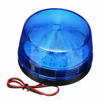 

Auto LED Strobe Light Blue Amber Emergency Signal Light 12V Flashing Lamp Warning Lamp For Car Truck Trailer Bus RV Camper