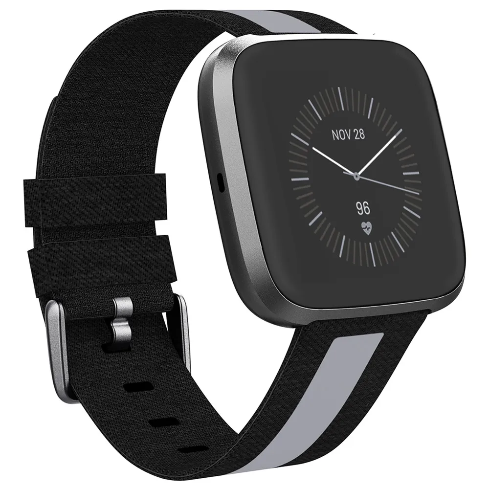 Ремешок спортивный для наручных часов Fitbit Versa/ Versa 2/ Lite сменный Браслет умных