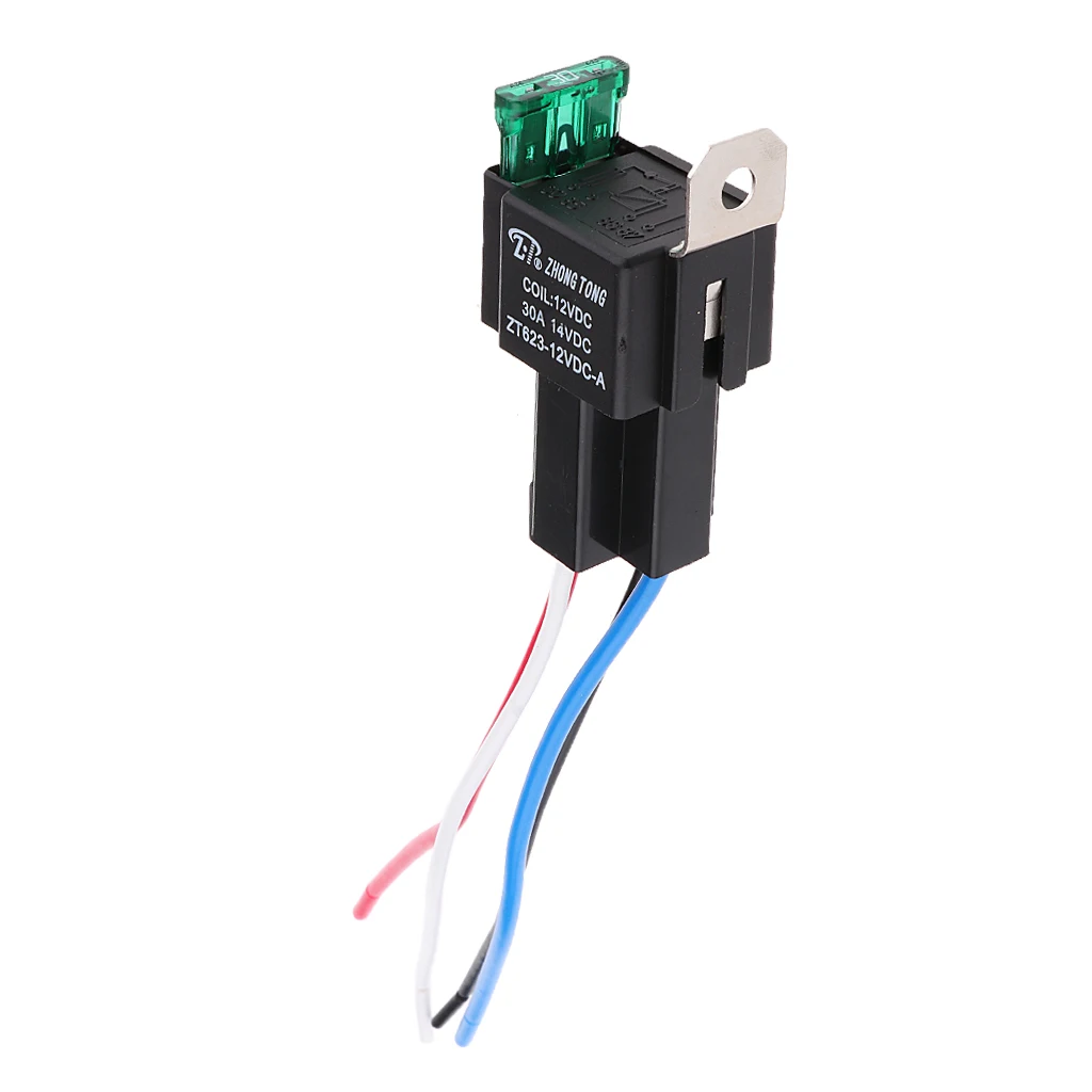 Automobile Relay 12v 30A 4PIN Waterproof Integrated High Quality 4 Wire