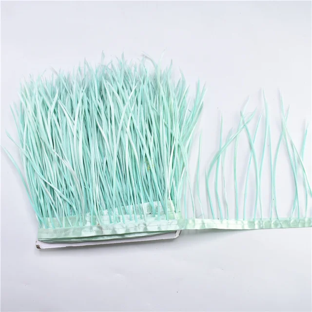 1Meters Pruning Goose Feathers Trims Ribbon Fringe feather trim 6-8