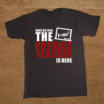 

Have No Fear The Physics Teacher Is Here geek Funny Mens T-Shirt T Shirt Short Sleeve Cotton Casual Top Tee