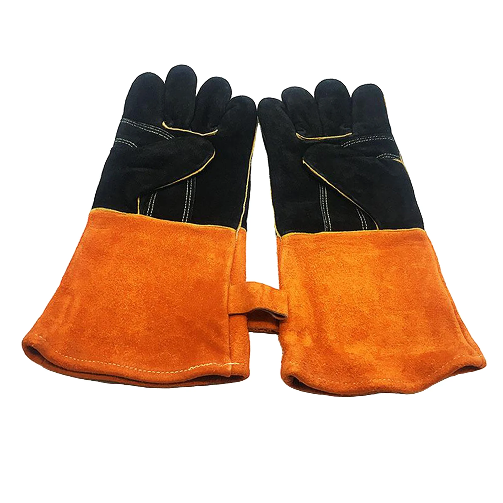 

Welding Gloves, Heat/Fire Resistant/Leather Gloves, Fit for Mig/Tig /BBQ/Cooking/Cutting