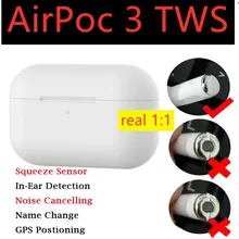 AirPoc 3 tws Новые bluetooth наушники pk mx pro i200000 i90000 airPro TWS blackpods pro для всех смартфонов iphone android h1 чип