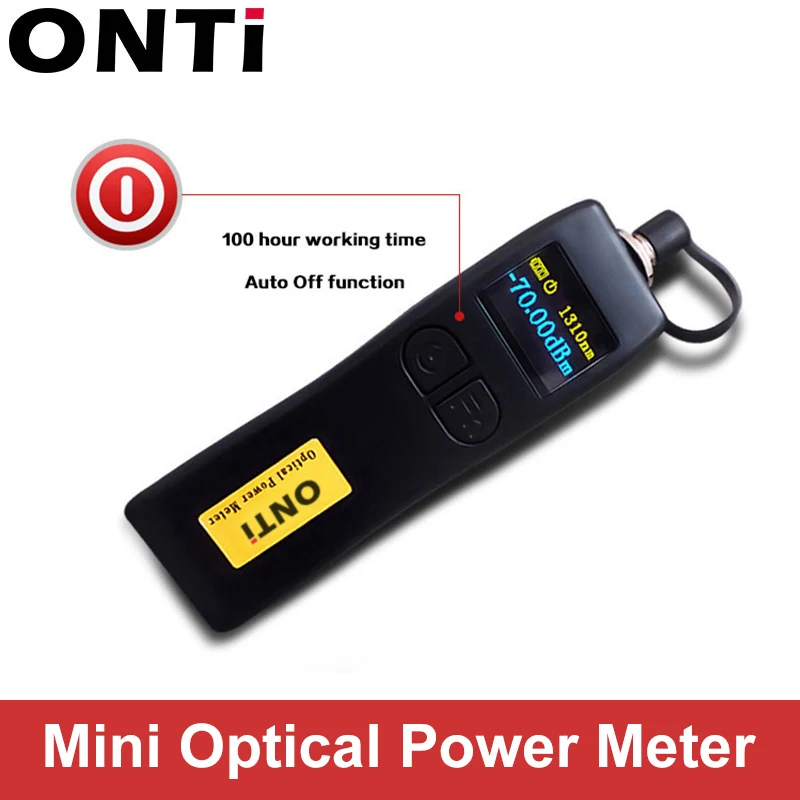 new g7 high precision rechargeable optical power meter color lcd screen fiber optic power meter handheld opm ONTi -70~+6dBm and -50~+26dBm Handheld Mini Optical Power Meter