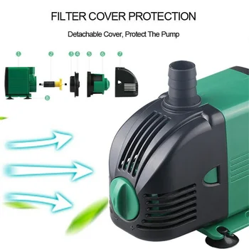 

Fish tank submersible pump household pump ultra-quiet mini submersible pump garden garden rockery supplies