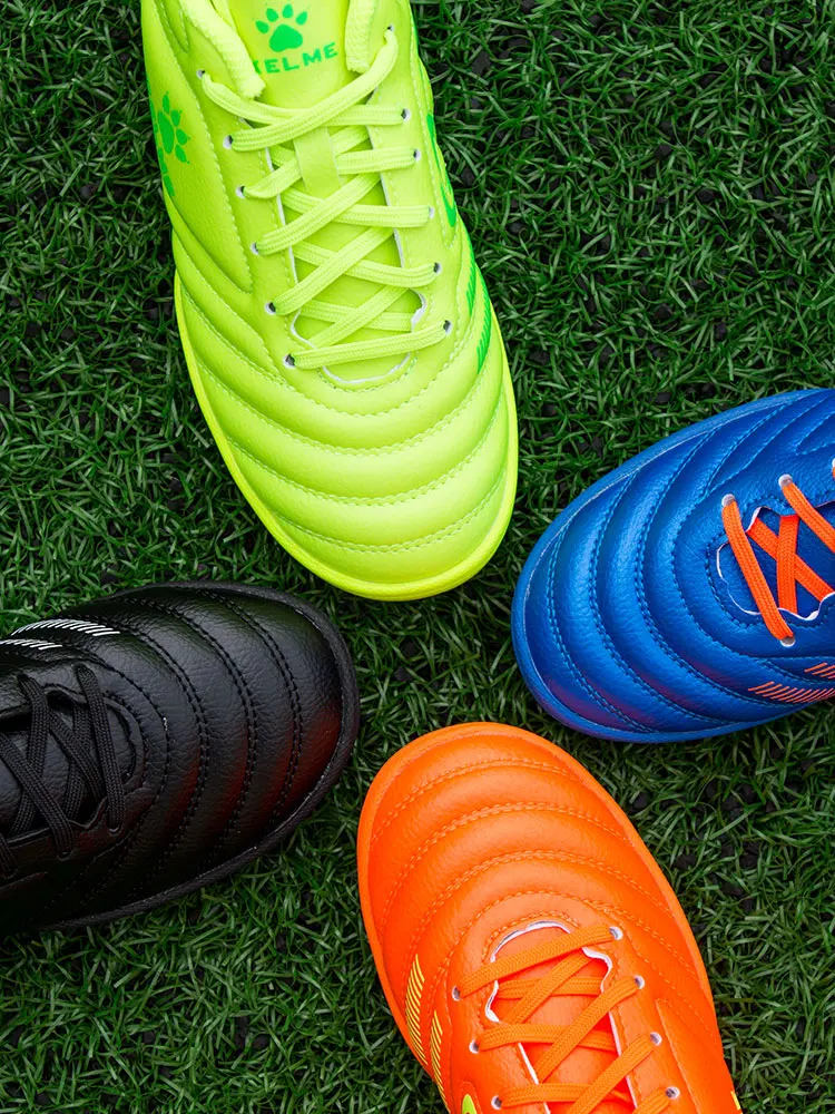 KELME Kids Soccer Shoes Authentic Cleats Football Shoes Match Training For Boys And Girls Breathable Outdoor 873701 football shoes