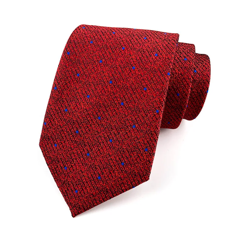Neck Tie Geometric Striped Plaid Men's Tie Red Blue Grey Classic Neck Ties Leisure Business Wedding 8cm Necktie