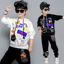 Kids Clothing Children's tracksuits Fashion Clothes Boys Cartoon Dinosaur Print Clothes for Girls 4 8 6 10 11 12 years old