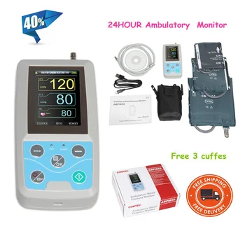 

CONTEC 24Hr Ambulatory Digital Blood Pressure Monitor,Holter NIBP CONTEC ABPMM50 +3 cuff,CE