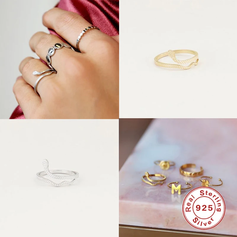 Женские свадебные кольца MARY Minimalism из стерлингового серебра 925 пробы Anillos mujer Sanke