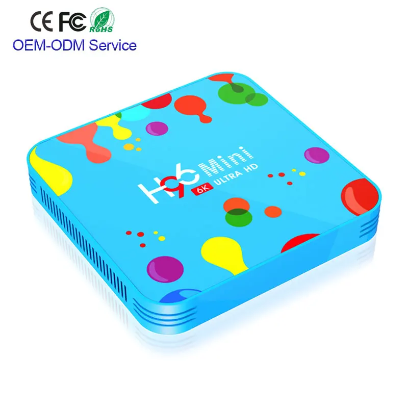H96 MINI H6 Smart TV Box Allwinner H6 Quad Core Android 9.0 4GB 128GB USB3.0 2.4G/5G Dual WIFI BT4.0 6K H.265 HDR TV Set Top Box