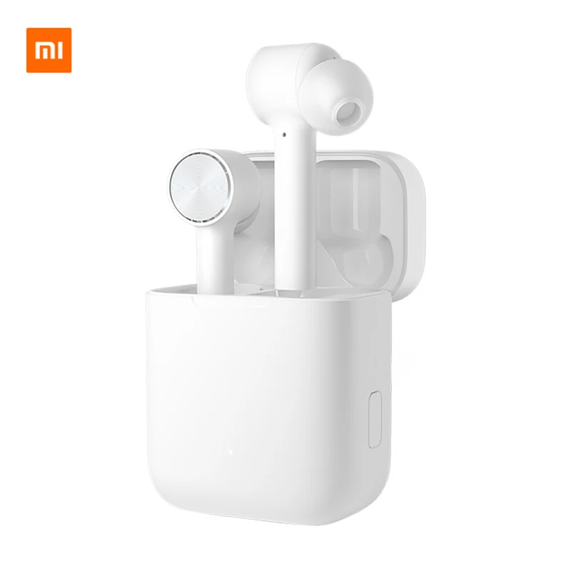 Оригинальные наушники Xiaomi Bluetooth 5,0 Air, спортивные наушники для бега, двойные наушники-вкладыши, активное шумоподавление, настоящие беспроводные мини-наушники-вкладыши