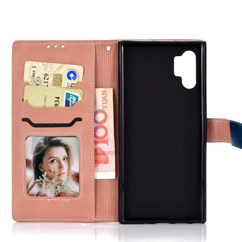 Кожаный чехол для samsung Galaxy Note 10 Plus 9 S8 S9 S10 Plus S10e S7 Edge A10 A20 A30 A50 A70 A60 с ремешком сумка
