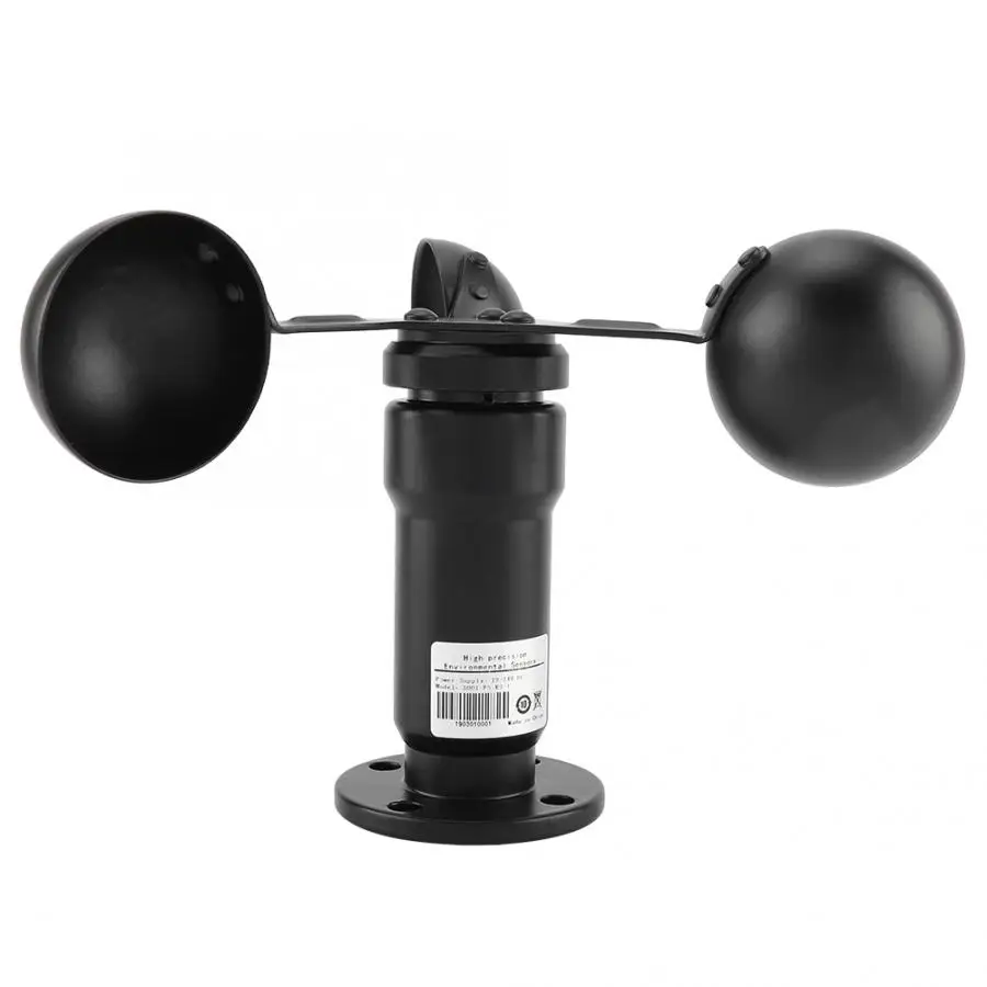 12 V-24 V DC импульсный сигнал ветер Сенсор сигнала Выход Алюминий легированной ветер Скорость Сенсор Анемометр