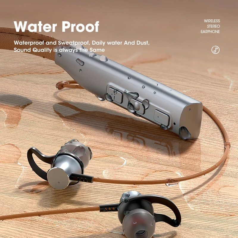 Bluetooth-kõrvaklapid, magnetilised kõrvaklapid, sportlikud juhtmevabad rippuvad kaelakõrvaklapid mikrofoniga Xiaomi Red Mi Huawei P30 jaoks_voghion.com
