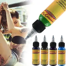 30 мл растительные пигментные чернила для татуажа для полу-набор инструментов для перманентного макияжа бровей подводка для глаз роспись по телу макияж тату принадлежности Инструменты