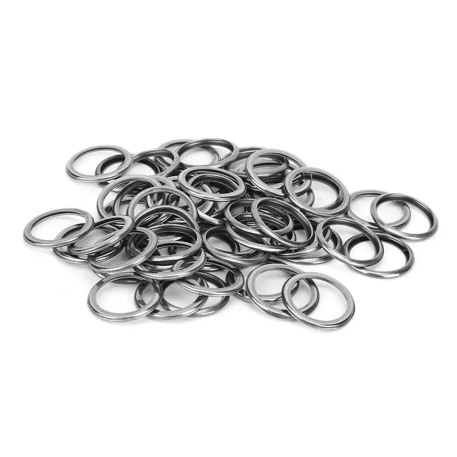 50pcs Engine Oil Drain Plug Washers Gaskets Replacement 11126-AA000 Fit for Subaru Metal Seals Rings Accessories | Автомобили и