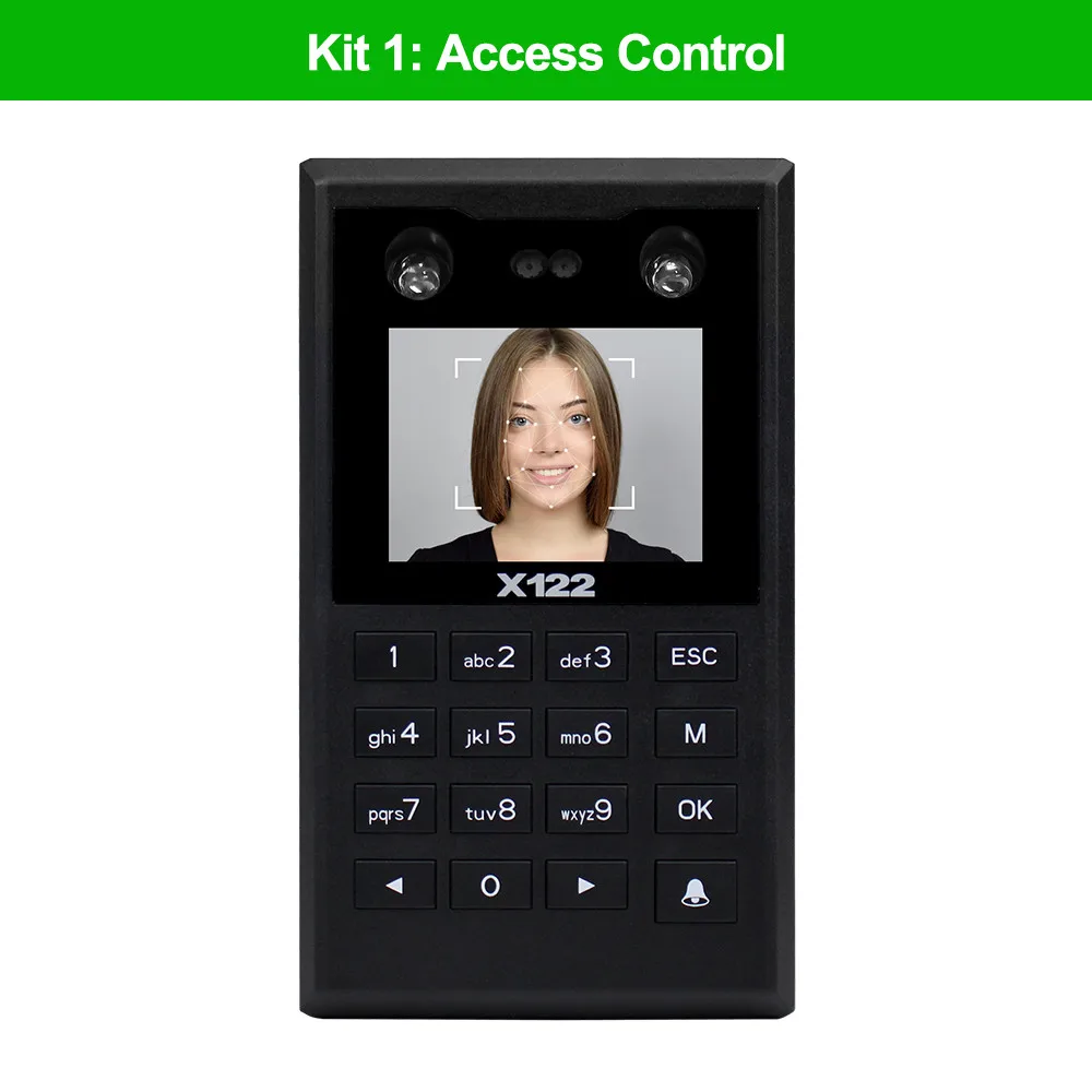 TCP/IP/USB система контроля доступа двери с программным обеспечением вены биометрическая лицевая распознавание клавиатуры+ электромагнитный ударный болт блокировки - Цвет: X122 Keypad ONLY