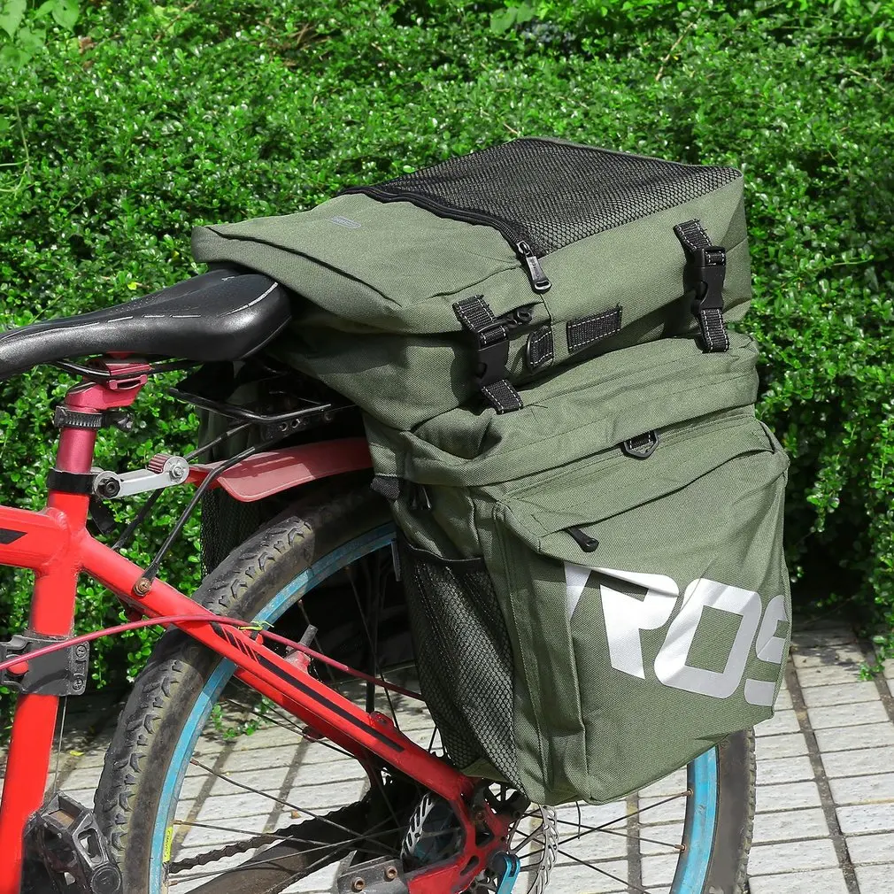 ROSWHEEL MTB, сумка для горного велосипеда 3 в 1, многофункциональная дорожная велосипедная сумка для багажа, сумка для багажника на заднее сиденье, фирменная Новинка