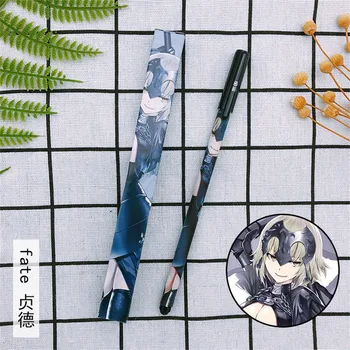

Anime Fate Grand Order Gel Pen FGO Fate GO Ballpoint Pen 0.5 Black Refill Pens Cosplay Student Pen Office School Stationery