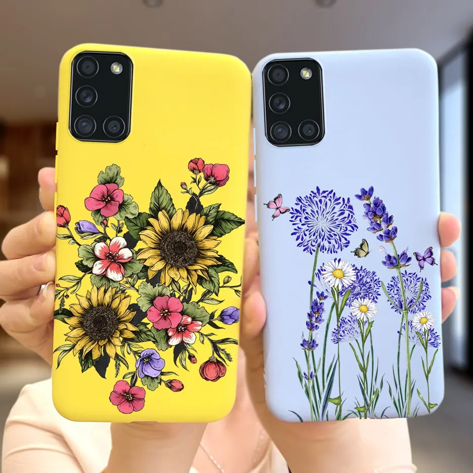 Stylish Flower Cartoon Soft Silicone Phone Case Bumper Cover